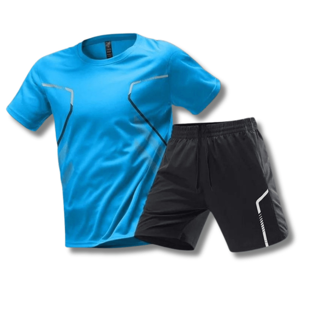 Sports outfit for men – T-shirt and shorts for training & leisure