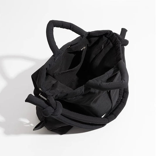 Unique Puffer Handbag with Trendy Volume - Riva