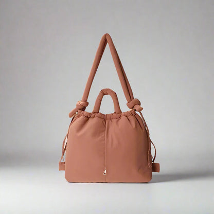 Unique Puffer Handbag with Trendy Volume - Riva