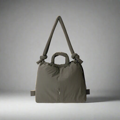 Unique Puffer Handbag with Trendy Volume - Riva