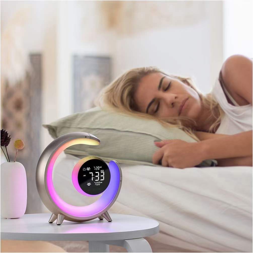Multifunctional Night Light with RGB & Alarm Clock Function – Lumivo