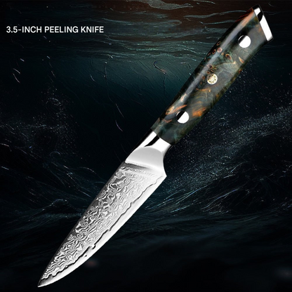 Japanese Damascus Knife Set – KairoBlade