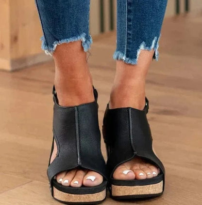 Fashionable Orthopaedic Women's Wedge Sandals - Lara Wegner