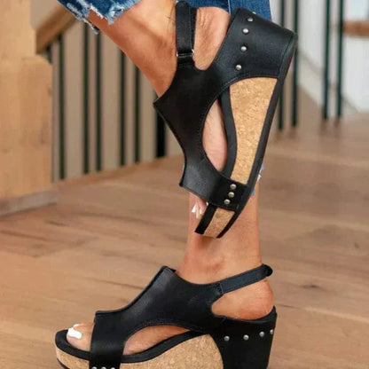 Fashionable Orthopaedic Women's Wedge Sandals - Lara Wegner