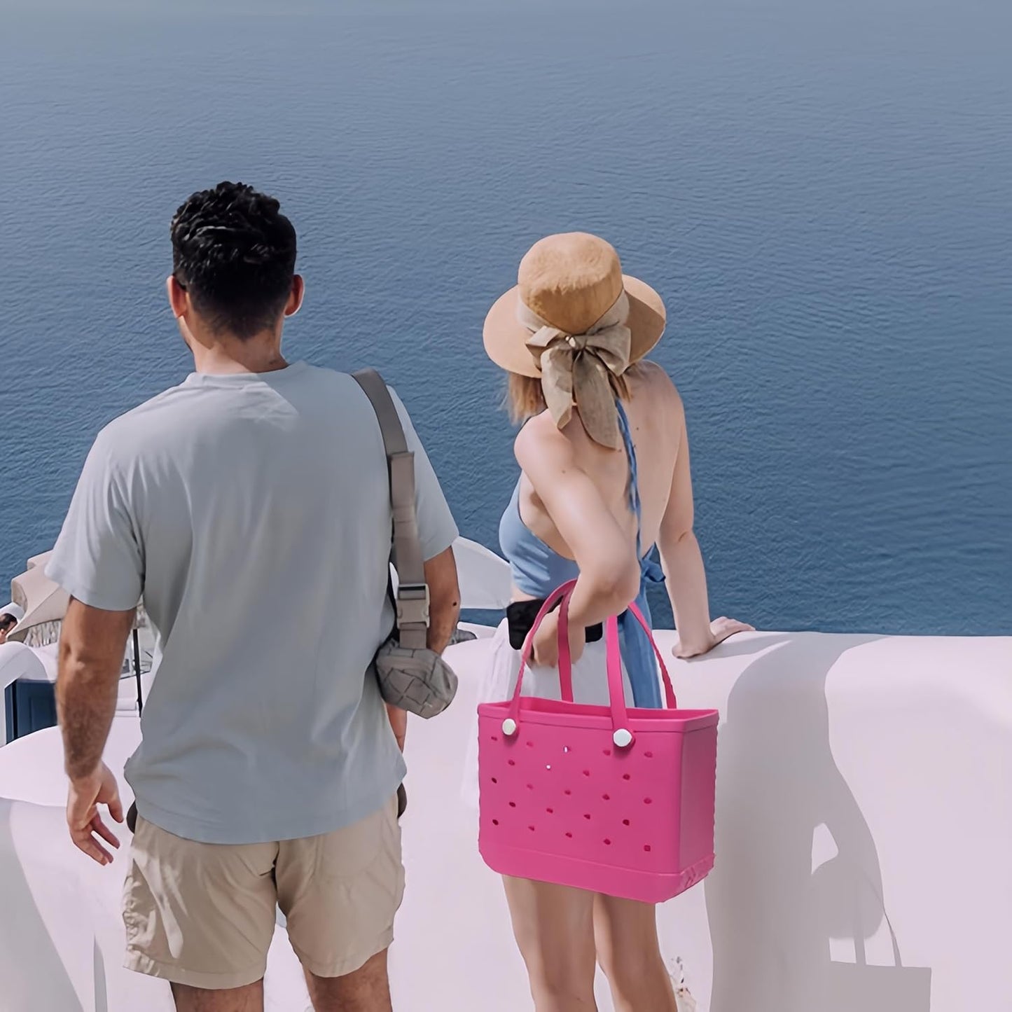 Washable EVA beach bag with ventilation holes