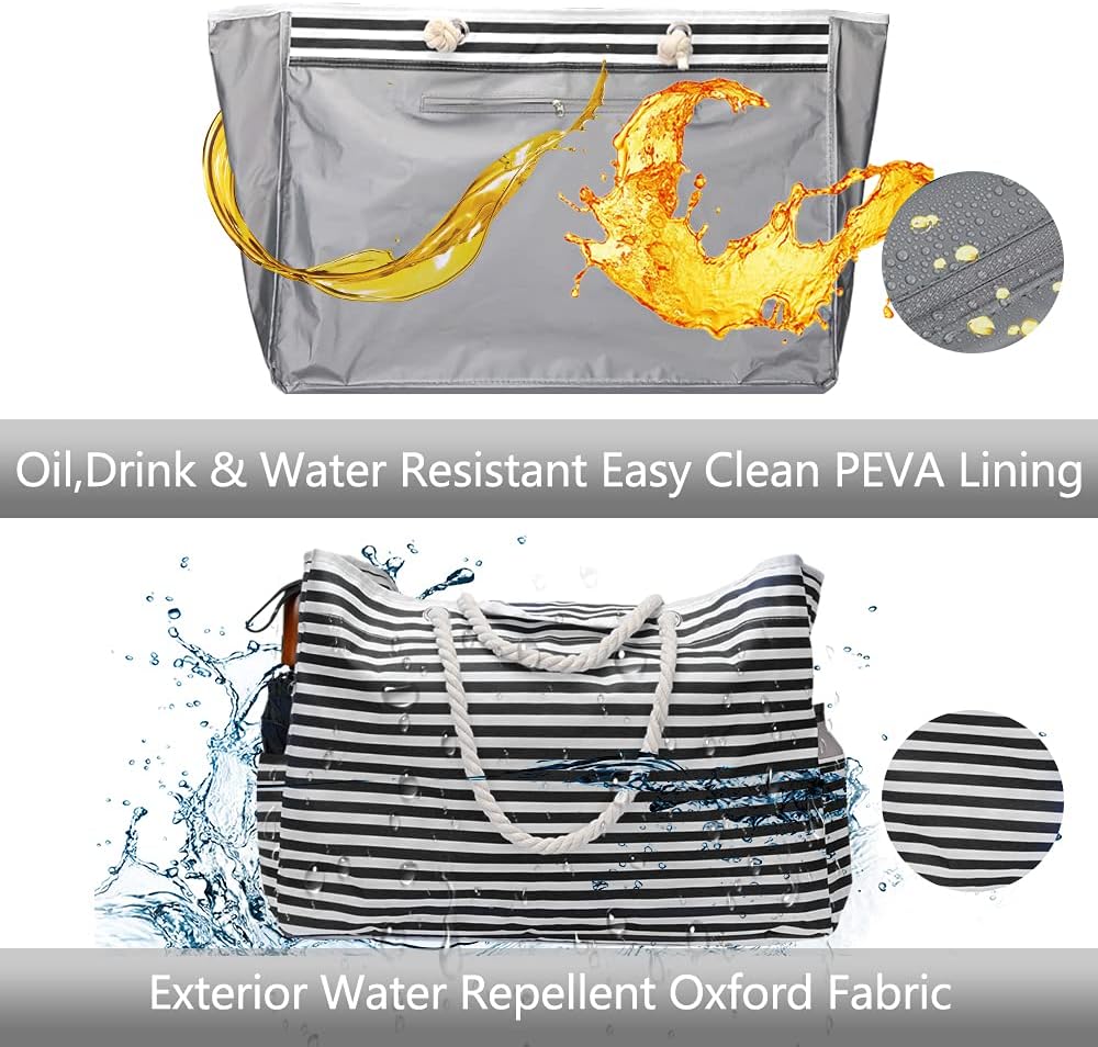 Waterproof Extra-Large Beach Bag with Bonus Travel Pouch – CoastCarry