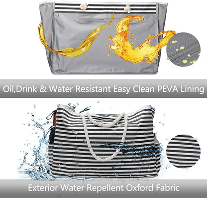 Waterproof Extra-Large Beach Bag with Bonus Travel Pouch – CoastCarry