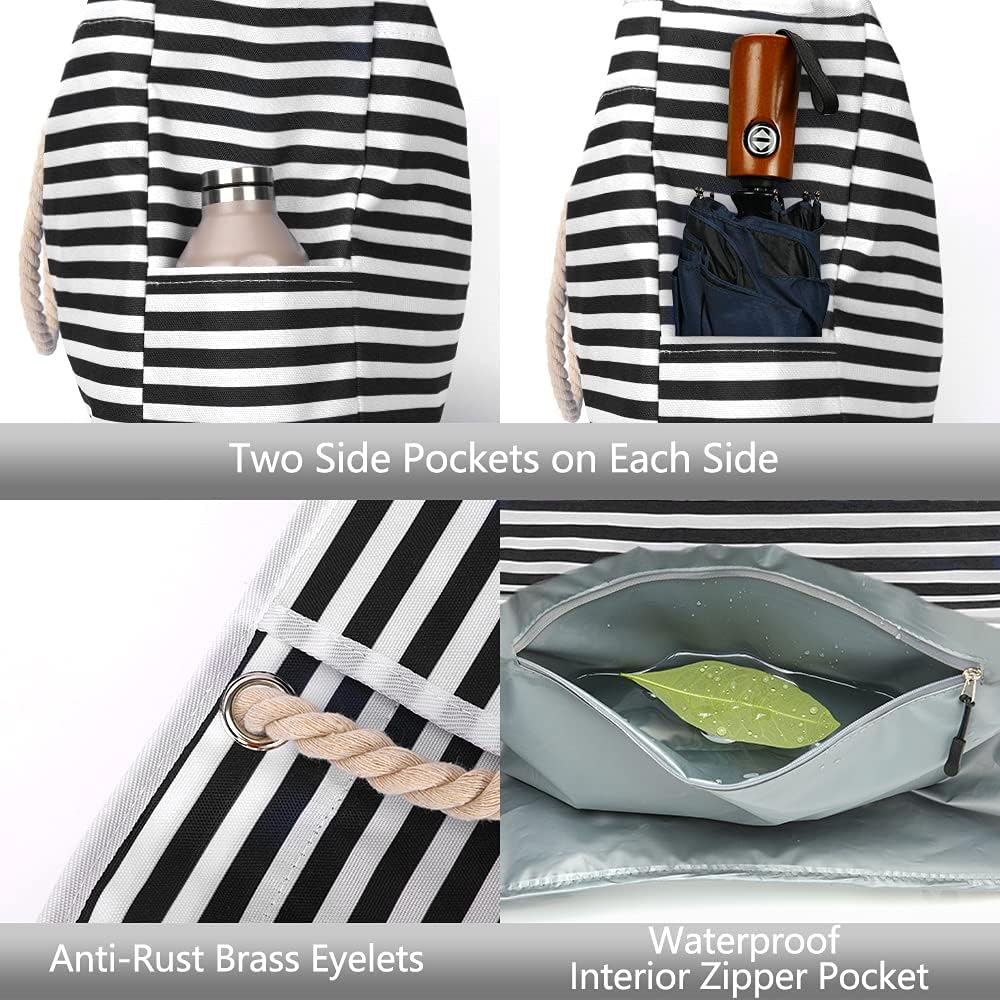 Waterproof Extra-Large Beach Bag with Bonus Travel Pouch – CoastCarry