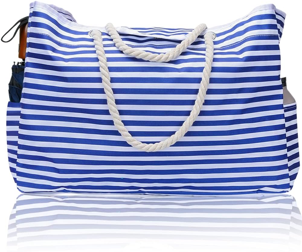 Waterproof Extra-Large Beach Bag with Bonus Travel Pouch – CoastCarry