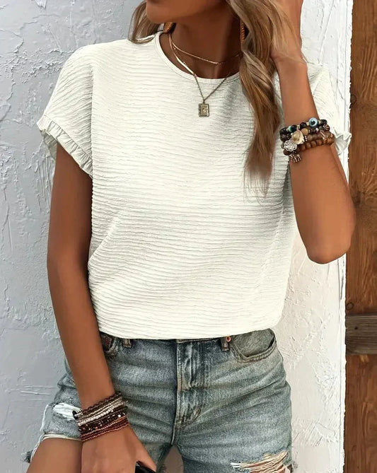 Soft cotton women's T-shirt – Élodie