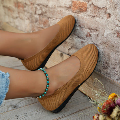 Autumn orthopaedic women's ballet flats with comfort sole & classic design – Mia