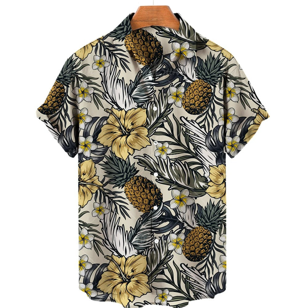 Tropical Hawaiian short-sleeved shirt – Mateo