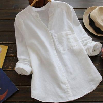 Ladies Linen Shirt with Long Sleeves – Isla