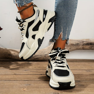 Stylish Ladies Sneakers with High Sole – Romi
