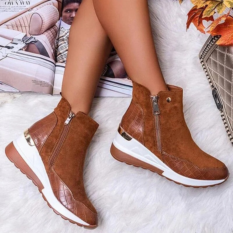 Ladies' Ankle Boots with Orthopaedic Support – Elena