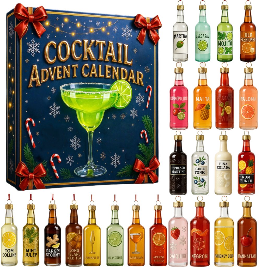 Festive Cocktail Advent Calendar Drink Countdown Experience 1