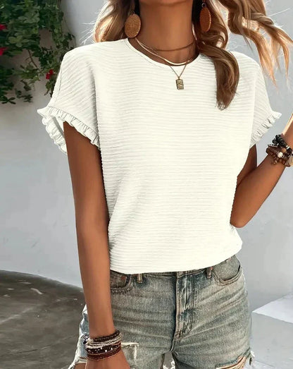 Soft cotton women's T-shirt – Élodie