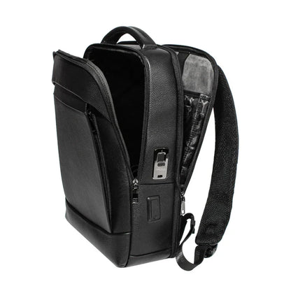 Men's business laptop rucksack with fingerprint lock – large capacity & anti-theft protection