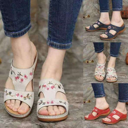 Orthopaedic flower sandals for women – Florina
