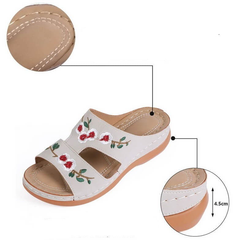 Orthopaedic flower sandals for women – Florina