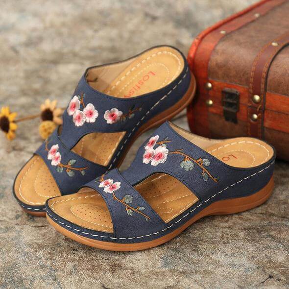 Orthopaedic flower sandals for women – Florina