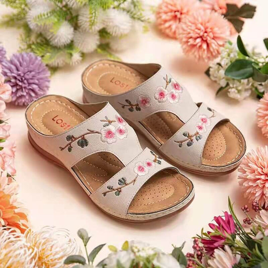 Orthopaedic flower sandals for women – Florina