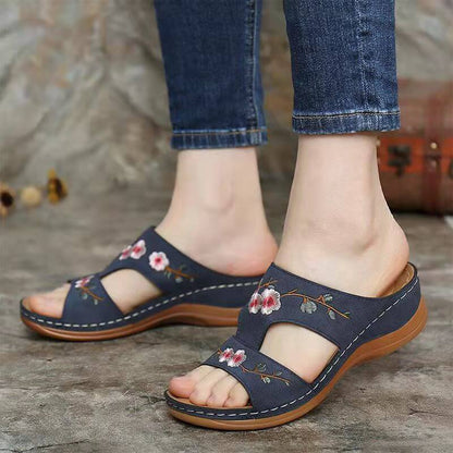 Orthopaedic flower sandals for women – Florina