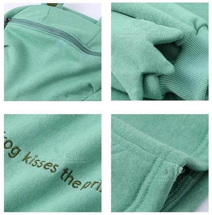 Unisex hoodie with frog design – Froggy