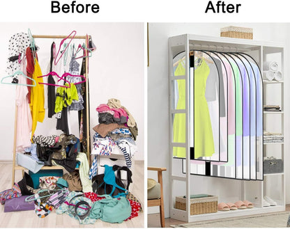 Extra-long garment bag for dresses & evening gowns – 180 cm protective covers with handles (Buy 1, Get 1 FREE)
