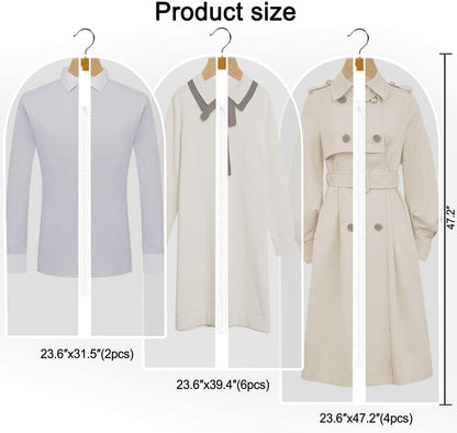 Extra-long garment bag for dresses & evening gowns – 180 cm protective covers with handles (Buy 1, Get 1 FREE)