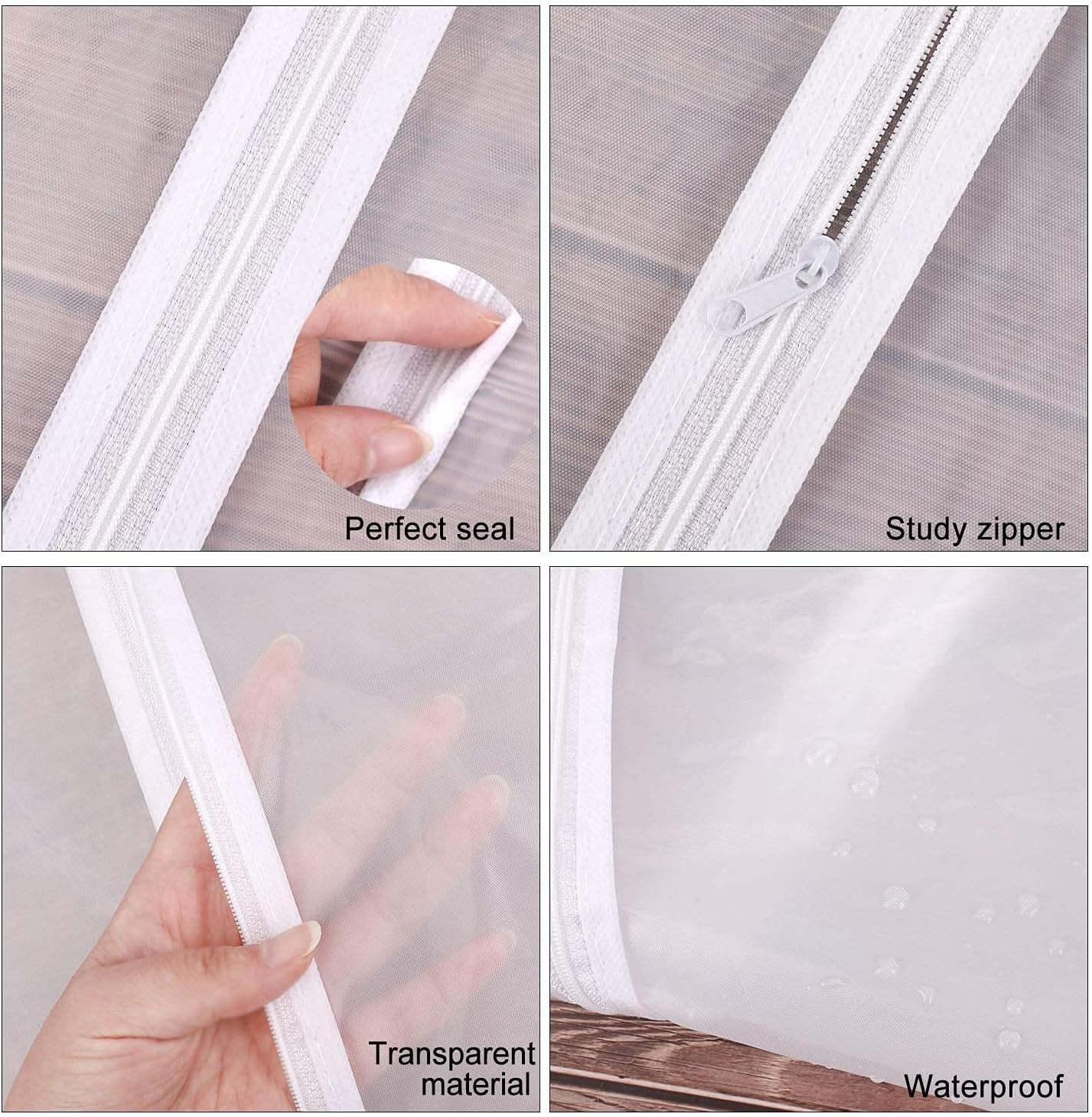 Extra-long garment bag for dresses & evening gowns – 180 cm protective covers with handles (Buy 1, Get 1 FREE)