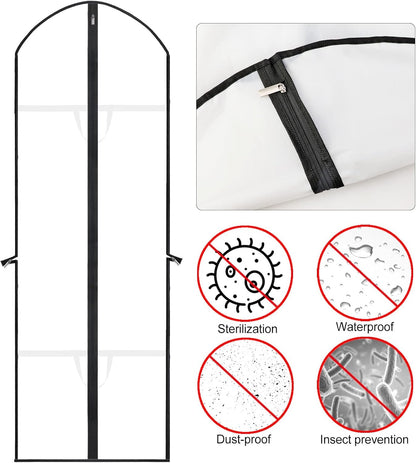 Extra-long garment bag for dresses & evening gowns – 180 cm protective covers with handles (Buy 1, Get 1 FREE)