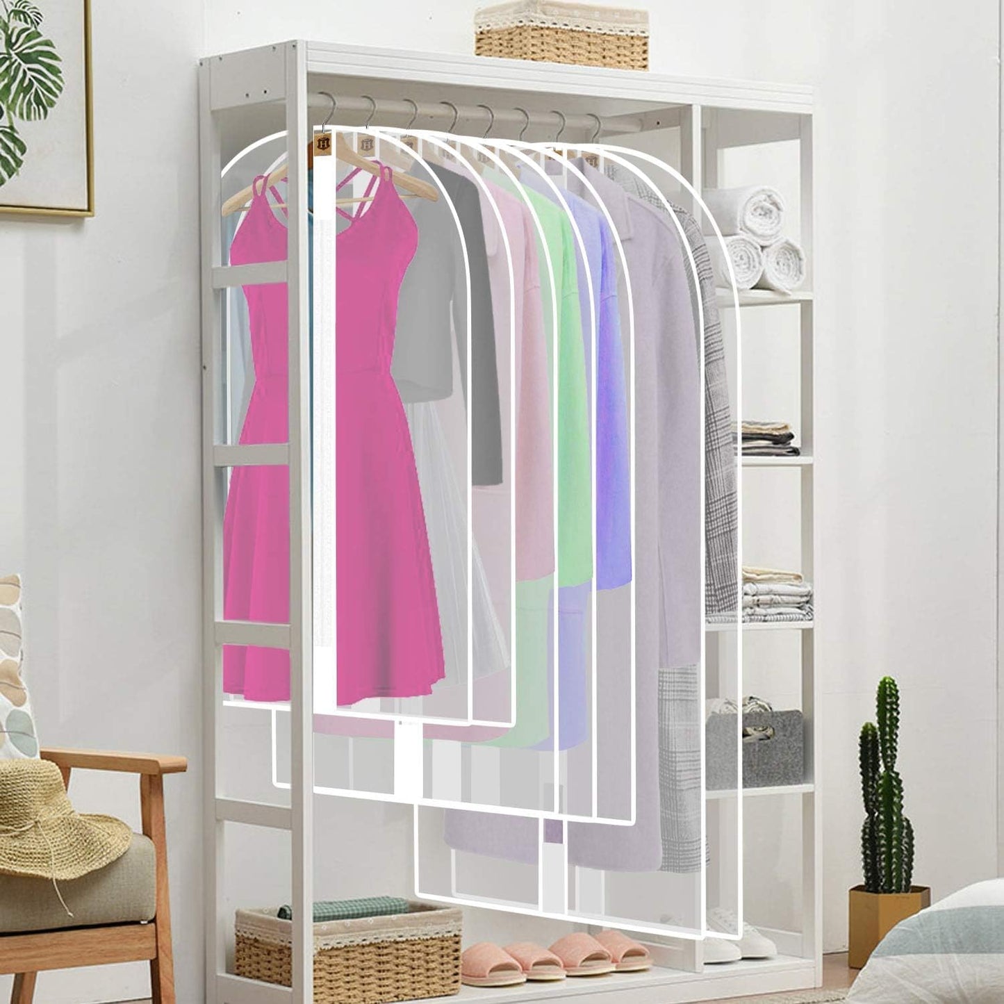 Extra-long garment bag for dresses & evening gowns – 180 cm protective covers with handles (Buy 1, Get 1 FREE)