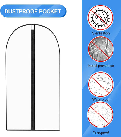 Extra-long garment bag for dresses & evening gowns – 180 cm protective covers with handles (Buy 1, Get 1 FREE)