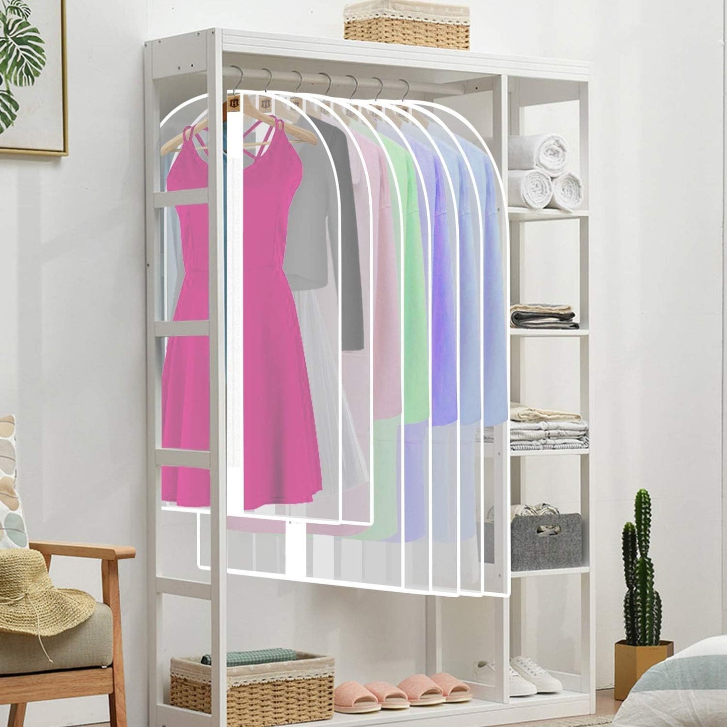Extra-long garment bag for dresses & evening gowns – 180 cm protective covers with handles (Buy 1, Get 1 FREE)