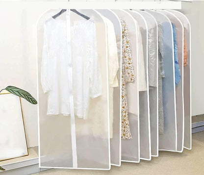 Transparent clothes storage bags – 5-pack (Buy 1, get 1 FREE)