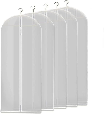 Transparent clothes storage bags – 5-pack (Buy 1, get 1 FREE)