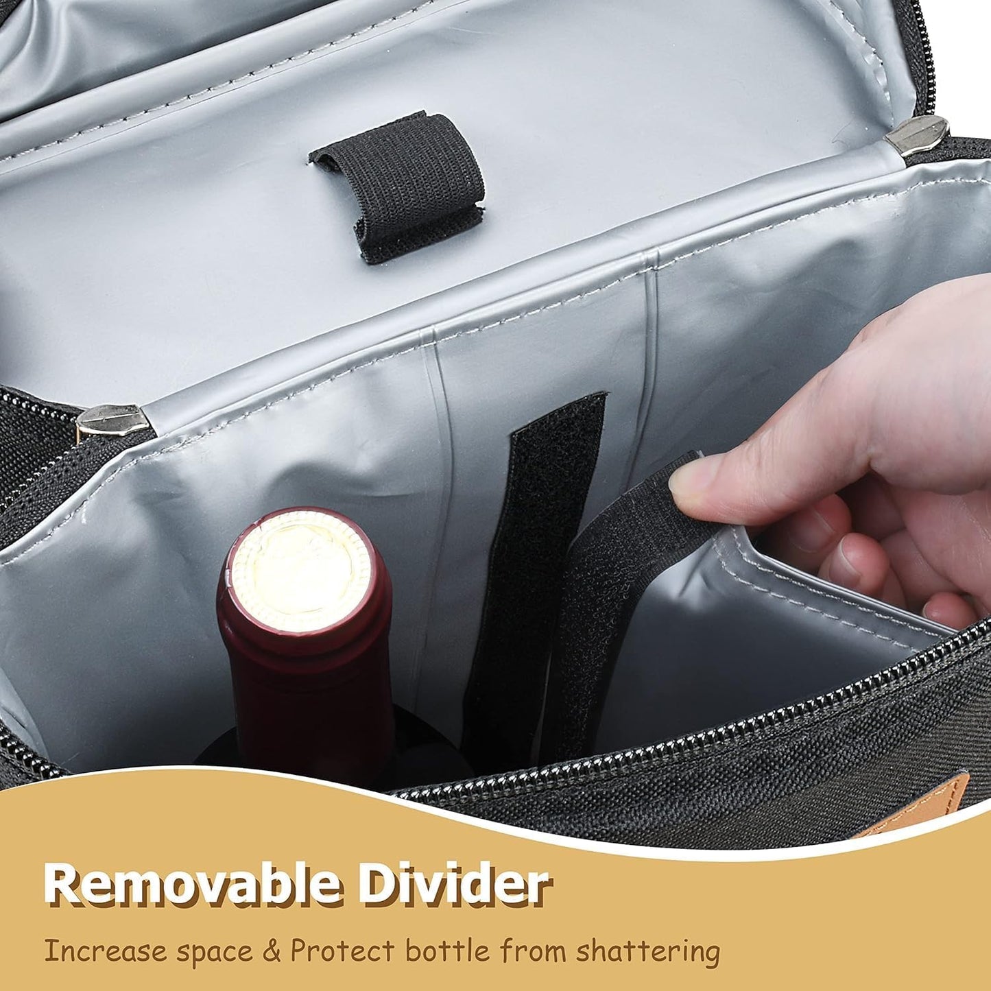 Insulated Double Wine Bottle Carrier – Buy 1, Get 1 FREE – ChillMate