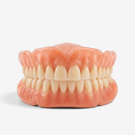 Removable Denture Set with Upper and Lower Dental Arches, Heat-Fit 1