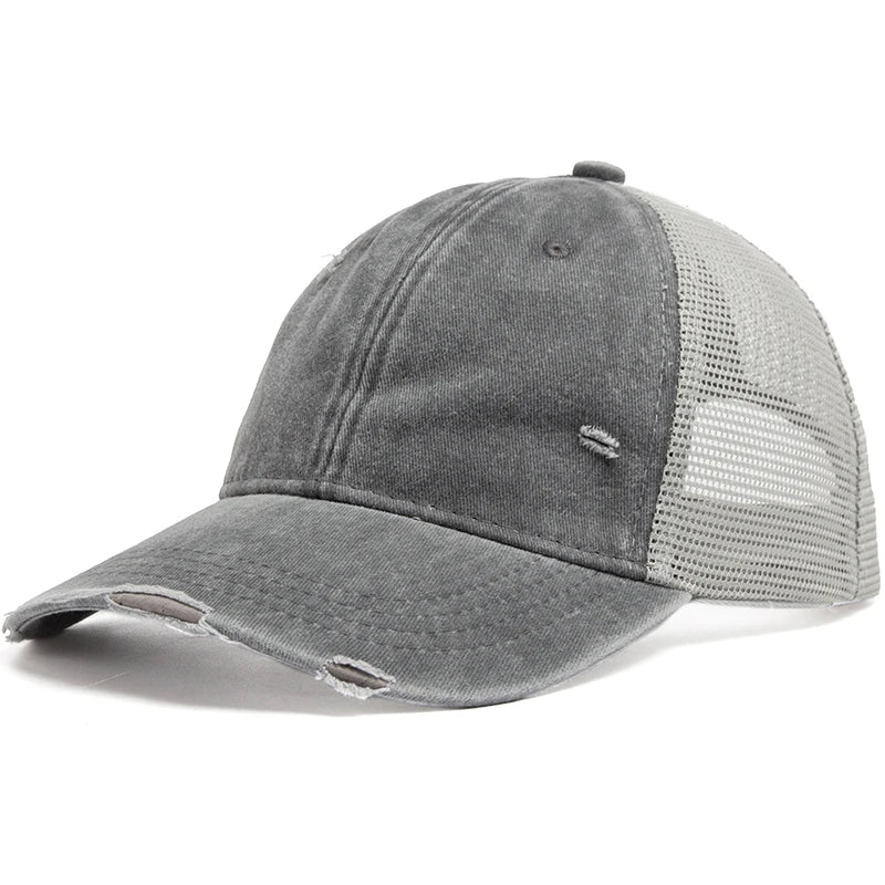 Cap with braid opening & mesh design – buy 1, get 1 free – Liora