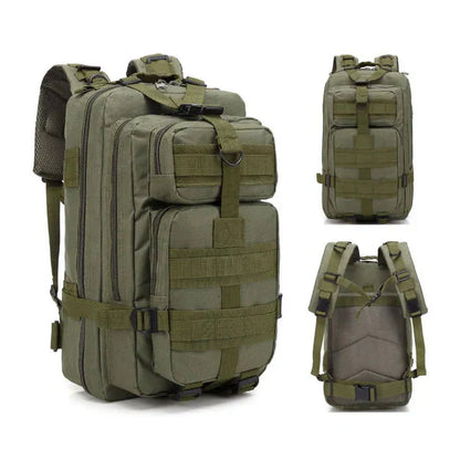 Complete Emergency Package in Tactical Backpack (20L) - CrisisKit
