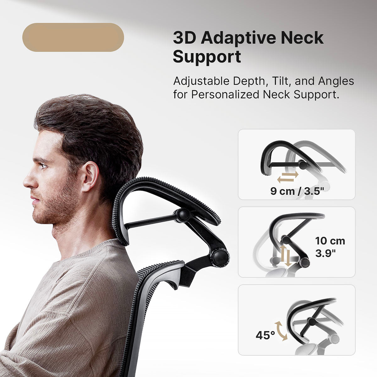 Ergonomic Office Chair with 16 Adjustable Features - ErgoFlex