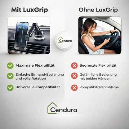 Car Phone Mount with Suction Cup | 360° Rotating Dashboard & Windshield Holder 4