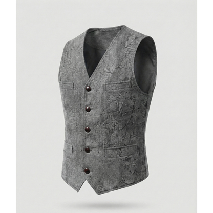 Men's Elegant Traditional Vest with Buttons 8