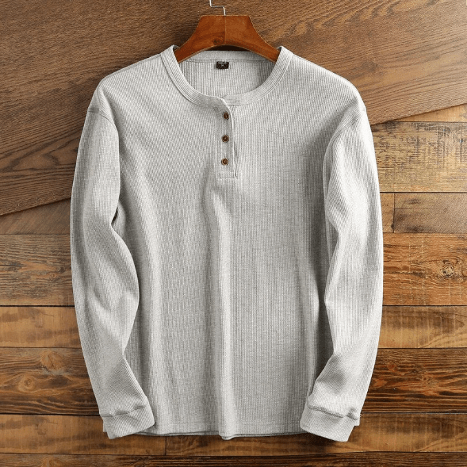 Men's Shirt with Waffle Structure - Mason