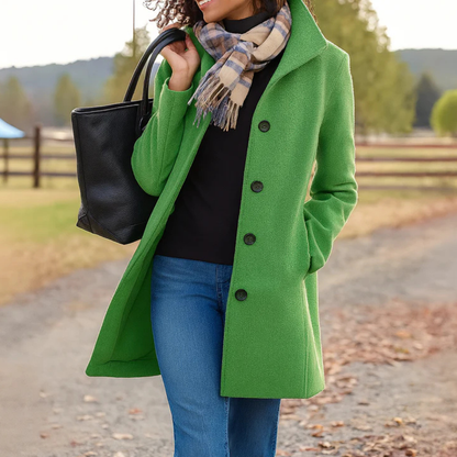 Heritage Button-Up Coat for Women 10