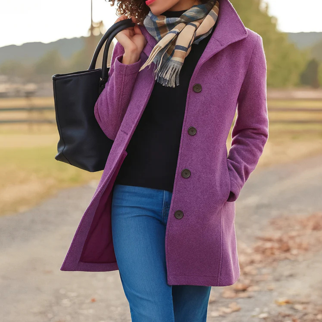 Heritage Button-Up Coat for Women 5
