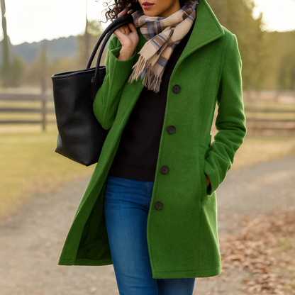 Heritage Button-Up Coat for Women 6