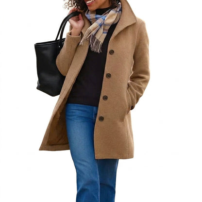 Heritage Button-Up Coat for Women 1