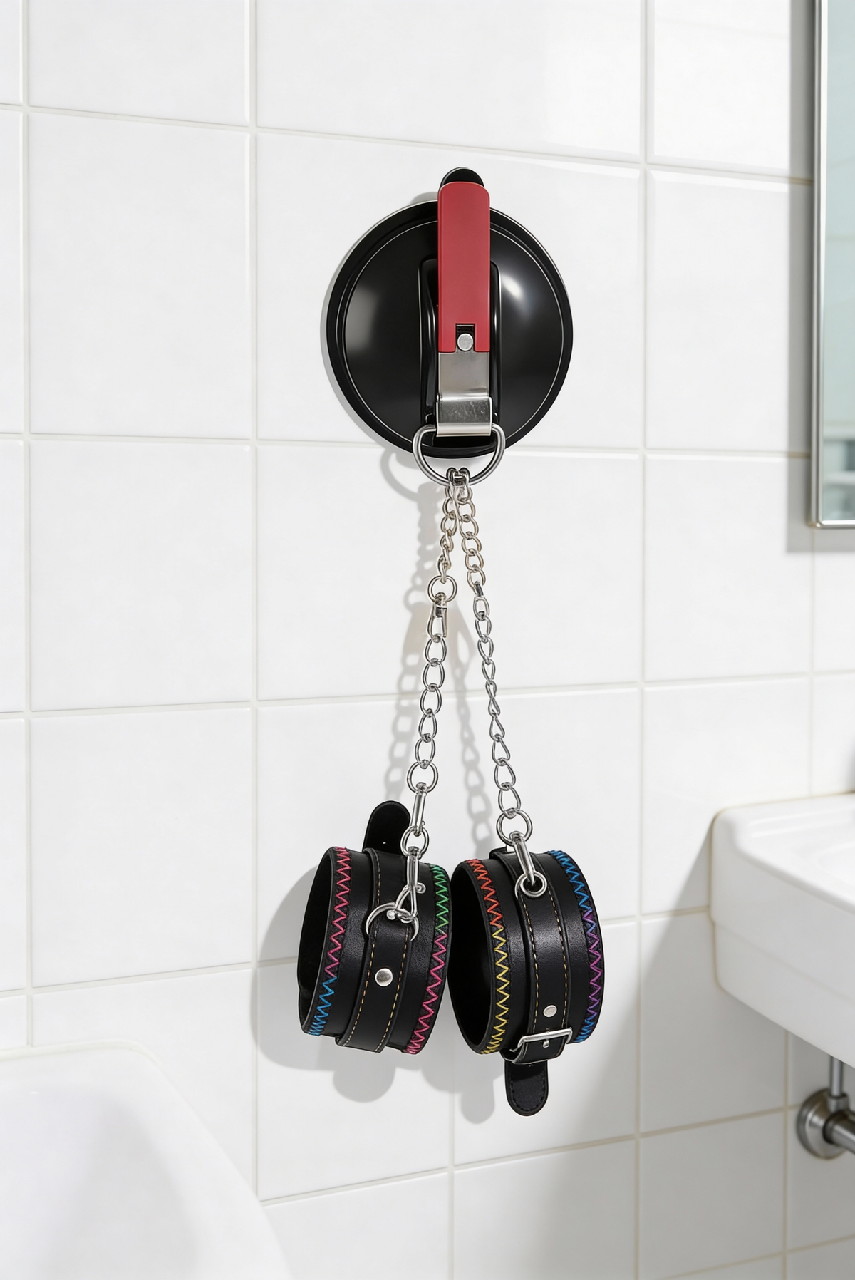 Suction Cuff Restraints for Shower Play 1